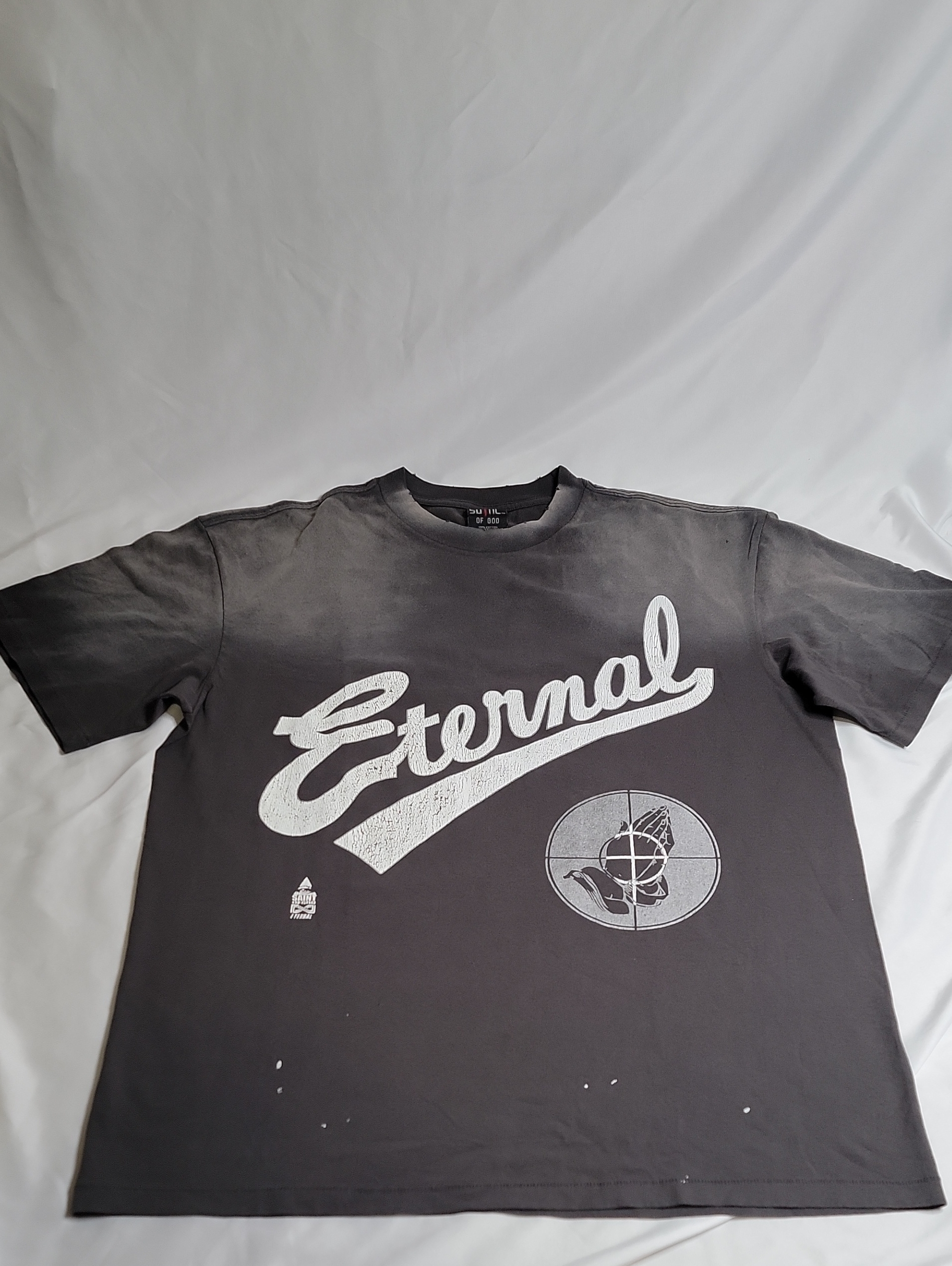 Saint Mxxxxxx Eternal Logo Short Sleeve Tee - Black